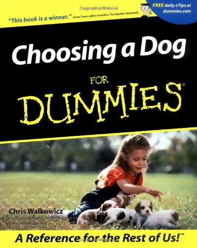 choosing a dog for dummies walkowicz 2001