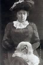 maltese Mrs Stallinbrass with Maltese Queen Stalli